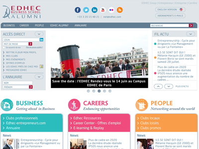 Edhec Alumni Website